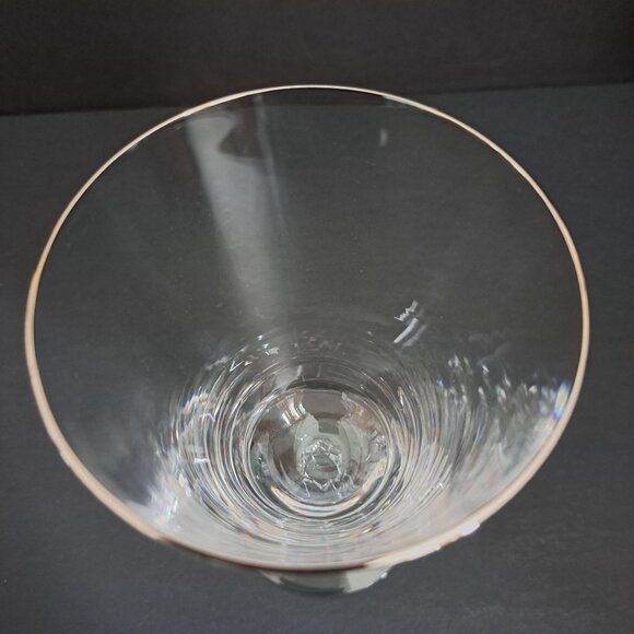 Fostoria Engagement-Platinum Iced Tea Glass 6.5" Crystal Stemware USA Vintage - Picture 3 of 9